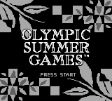 Olympic Summer Games (USA, Europe) Title Screen